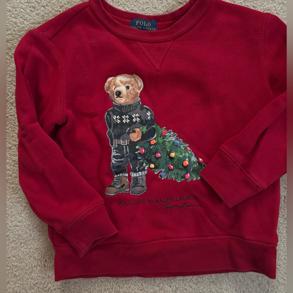 Polo by Ralph Lauren Vibrant Red Christmas Sweatshirt
